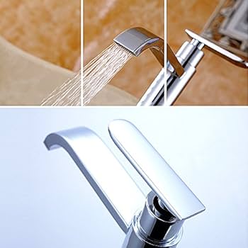 Life System(ライフシステム) 洗面用 滝水流 シングルレバー 混合水 Amazon | Life System(ライフシステム) 洗面用 シングルレバー